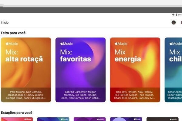 Nova versão beta do Apple Music para Android traz funcionalidades inspiradas no iOS 26