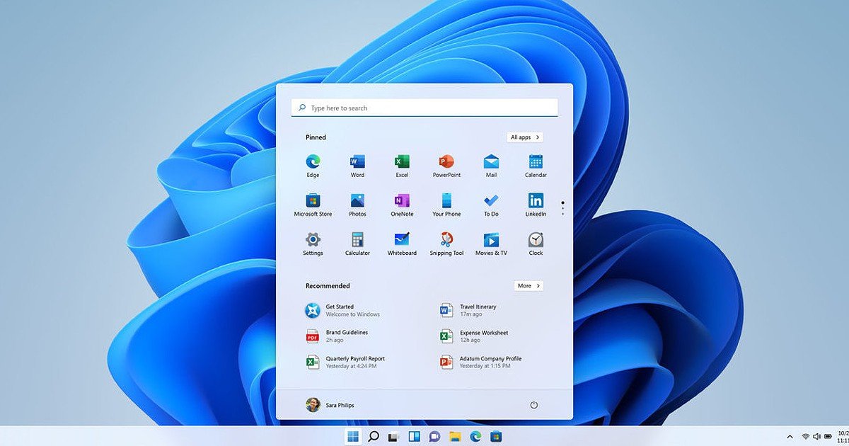 Novo menu Iniciar do Windows 11 chega em novembro com design renovado e integração inteligente