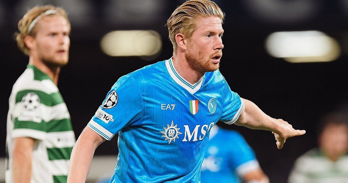 Nápoles anuncia tempo de recuperação de Kevin De Bruyne