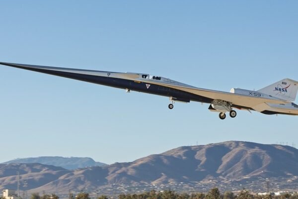 X-59: O Avião Supersônico Silencioso da NASA e Lockheed Martin Completa com Sucesso seu Voo Inaugural