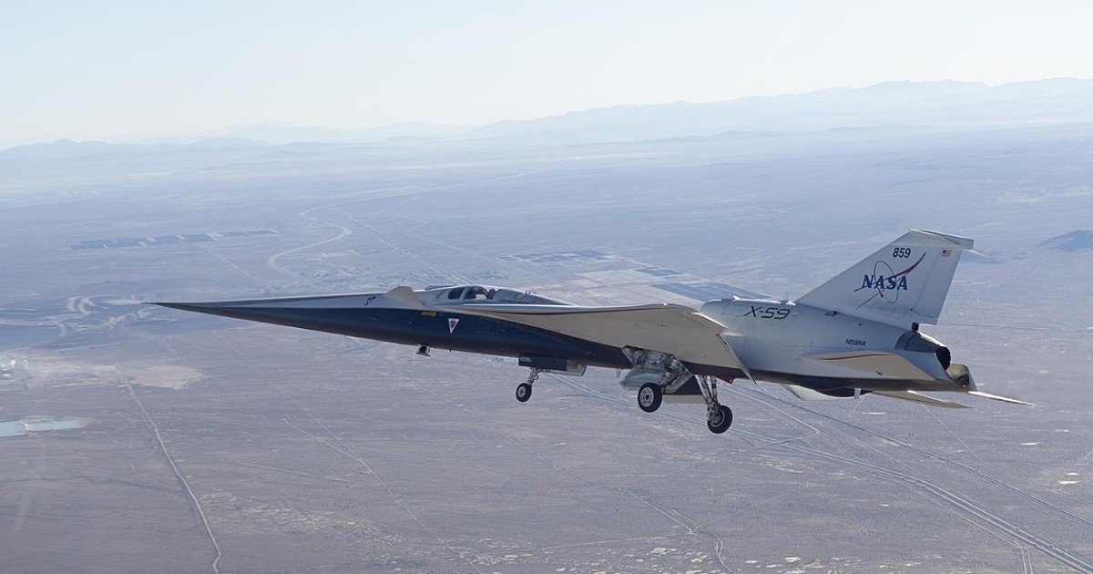 X-59: Veja o voo inaugural do avião supersônico silencioso da NASA e da Lockheed Martin