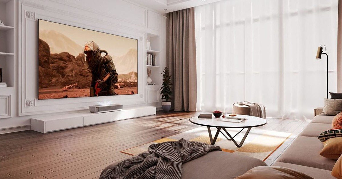 Hisense Laser TV 120L5N: A Experiência de Cinema em Casa com Ecrã de 120 Polegadas e Som Devialet