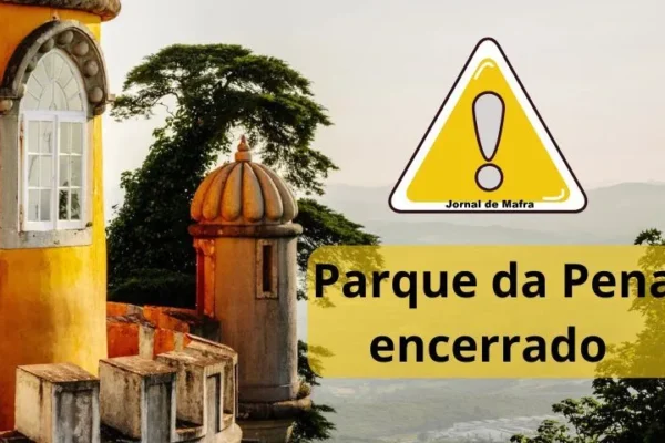 Parque da Pena Fechado por Ventos Fortes