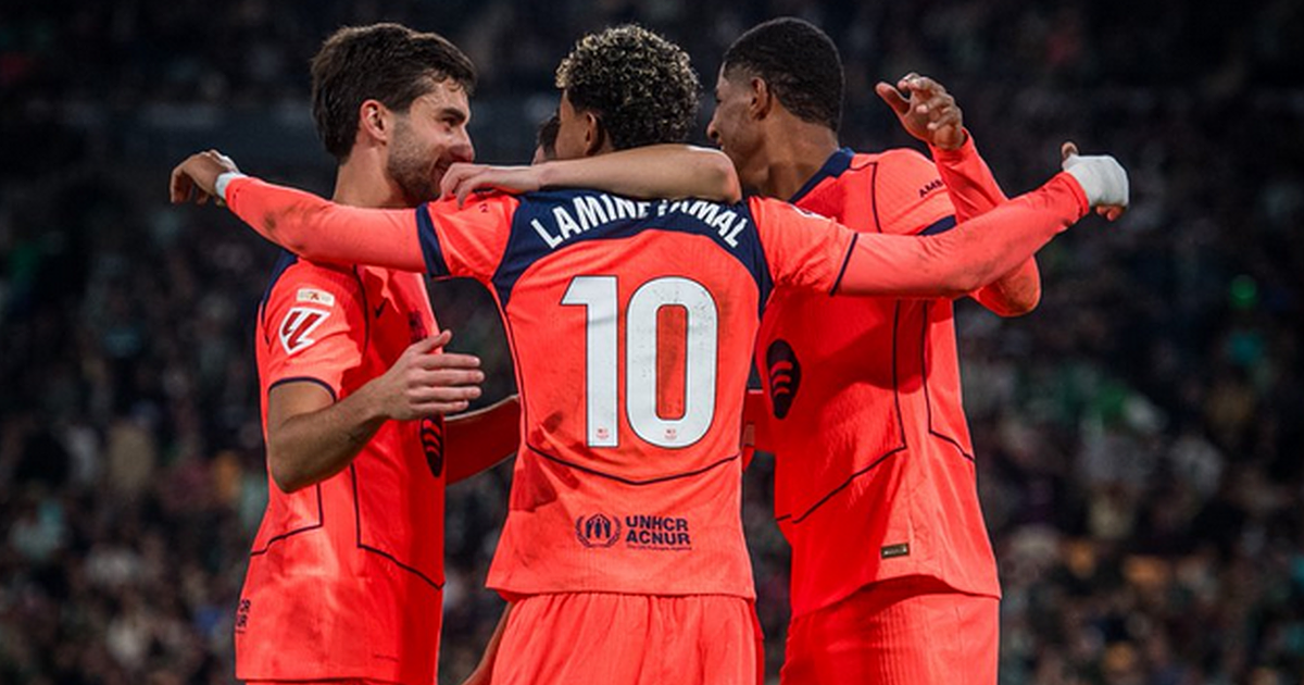 Barcelona apanha susto, mas vence Betis e continua líder na Espanha