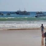 Pescadores apoiados pelo prefeito contra o plano atual de dessalinização