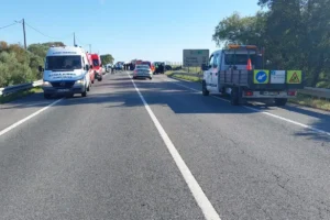 Família alemã morta em acidente de três carros na IC1 perto de Santiago do Cacém