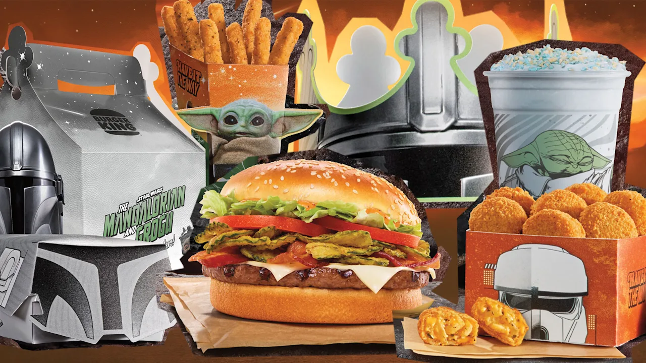 Um menu 'Star Wars' está chegando ao Burger King. Confira quando ficará disponível.