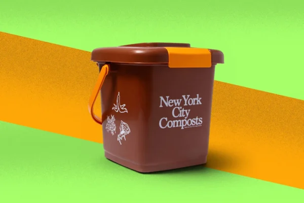 A Lixeira Icônica de Compostagem de Nova York Recebe um Visual Moderno para a Garotada