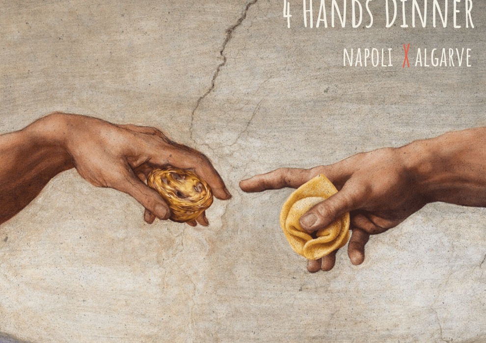 Jantar em Quatro Mãos: Encontro entre Nápoles e o Algarve