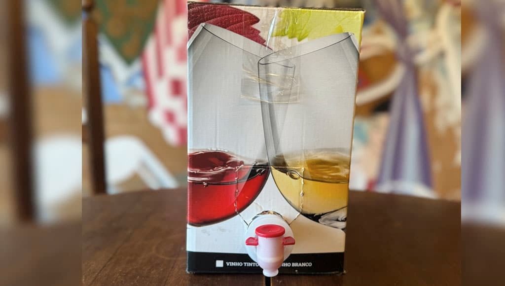 O que é um saco de vinho?