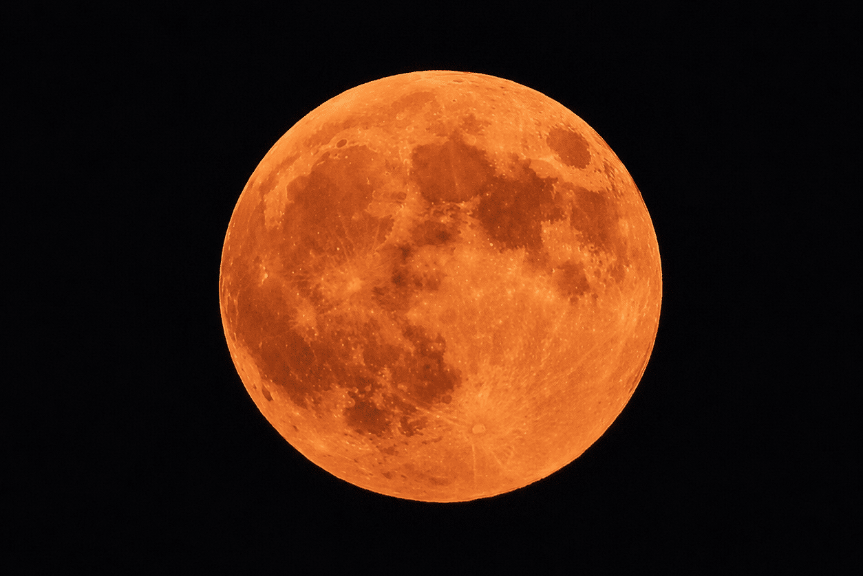 A Lua de Morango ilumina Lisboa